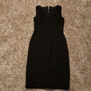 White House Black Market Black Sleeveless Dress